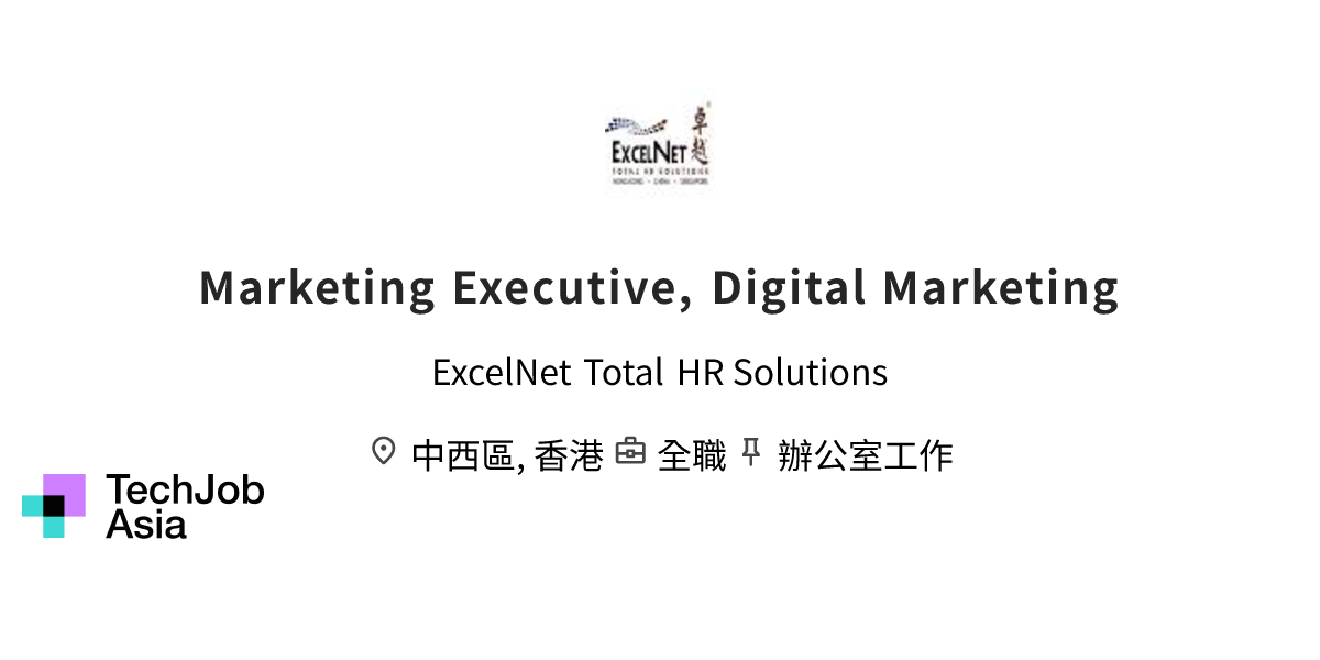 Marketing Executive, Digital Marketing Opening at ExcelNet Total HR ...